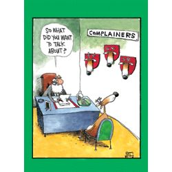 Complainers Humor Christmas Card