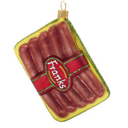 Hotdog Package Ornament