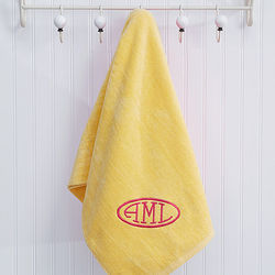 Colorful Embroidered Beach Towel