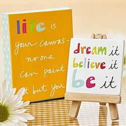 Life is Your Canvas MIni Art Print