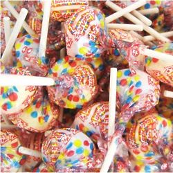 5 Pounds of Wrapped Double Lollies Lollipops