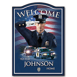 A Hero's Welcome Personalized Plaque