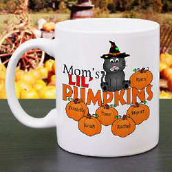 Personalized Lil' Pumpkins Halloween Coffee Mug