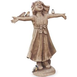 Joyful Girl Table Statue