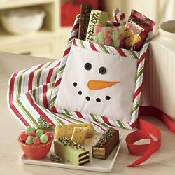 Postpaid Snowman Oven Mitt Gift Basket