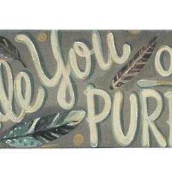 God Made You On Purpose Canvas Wall Art