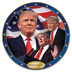 45th President Donald Trump Collector Plate