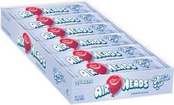 White Mystery Airheads in 36 Count Box
