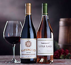 Eastpoint Syrah and Little Lakes Rose Wine Duet