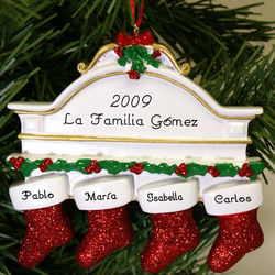 Personalized La Familia Stocking Ornament