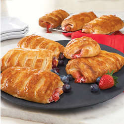 Strawberry and Blueberry Croissants