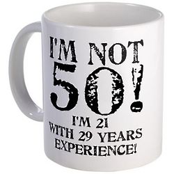 Fiftieth Birthday Mug