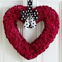 Sweetheart Pink Coxcomb Wreath