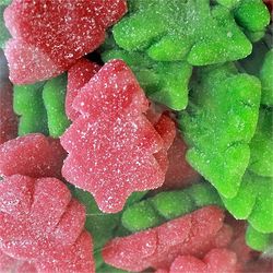 Gummi Red and Green Christmas Trees 4.4 Pounds