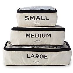 3 Organized Packing Cubes