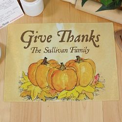 Personalized Thanksgiving Cutting Board