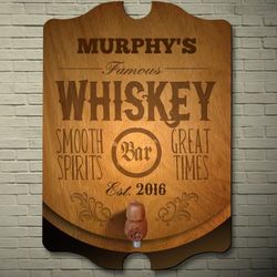 Famous Whiskey Personalized Bar Sign