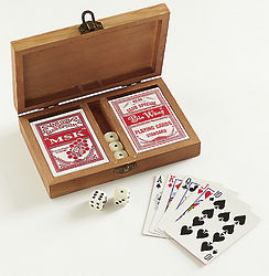 Personalized Double Deck Playing Card Set