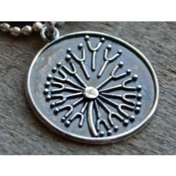 Mom's Personalized Dandelion Wish Necklace
