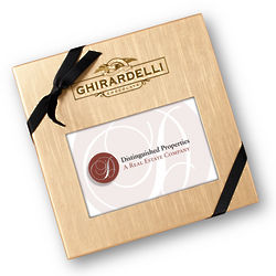 Personalized Gold Chocolate Gift Box