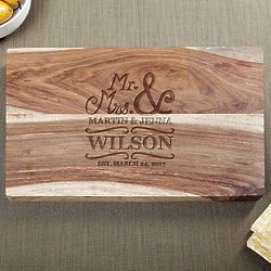 Personalized Matisse Exotic Hardwood Cutting Board