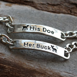 Her Buck and His Doe Bracelets