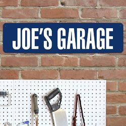 Any Personalized Message Garage Street Sign