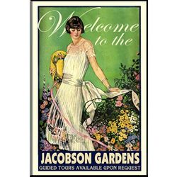 Personalized Vintage Flower Garden Sign