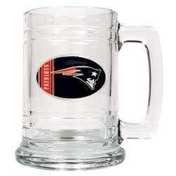 New England Patriots Glass Tankard