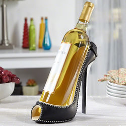 Black Tie Shoe Wine Bottle Holder