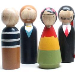 Modern Art Masters Wooden Dolls