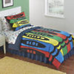 Crayons Design Complete Full Bed Set