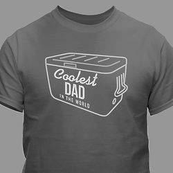 Personalized Coolest Dad T-Shirt