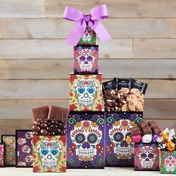 Day of the Dead Halloween Chocolate Tower