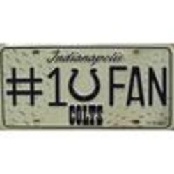 Indianapolis Colts #1 Fan License Plate