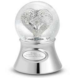 Make-A-Wish Heart Snow Globe