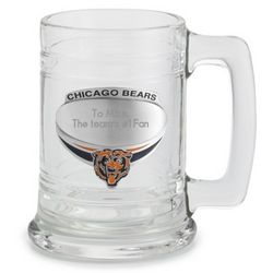 Chicago Bears Glass Tankard