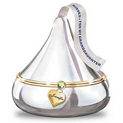 Kisses Granddaughter Birthstone Music Box with Engraved Name