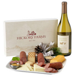 Hickory Farms Fireside Wine Gift Set