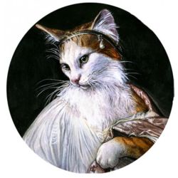 Classic Cat Painting Coasters