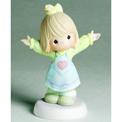 I Love You This Much Girl Figurine