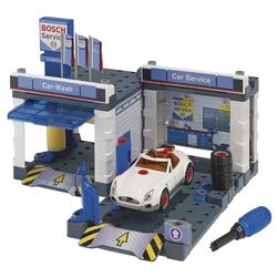 Toy Garage and Car Wash with Car