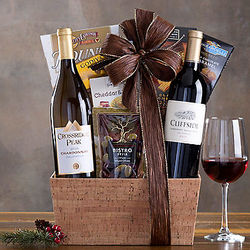 California Red and White Duet Gift Basket