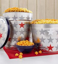 Patriotic 3-Flavor Popcorn Tin