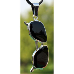 I Wear My Sunglasses At Night Necklace