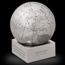 Personalized Office Globe Magnetic Puzzle