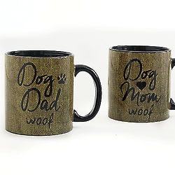 Dog Mom and Dog Dad Mug Set