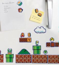 Super Mario Brothers Create A Scene Refrigerator Magnet