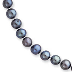 Freshwater Cultured Pearl Necklace in 14kt Yellow Gold