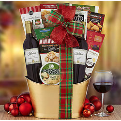 Kiarna Vineyards Red Wine Holiday Selection Gift Basket